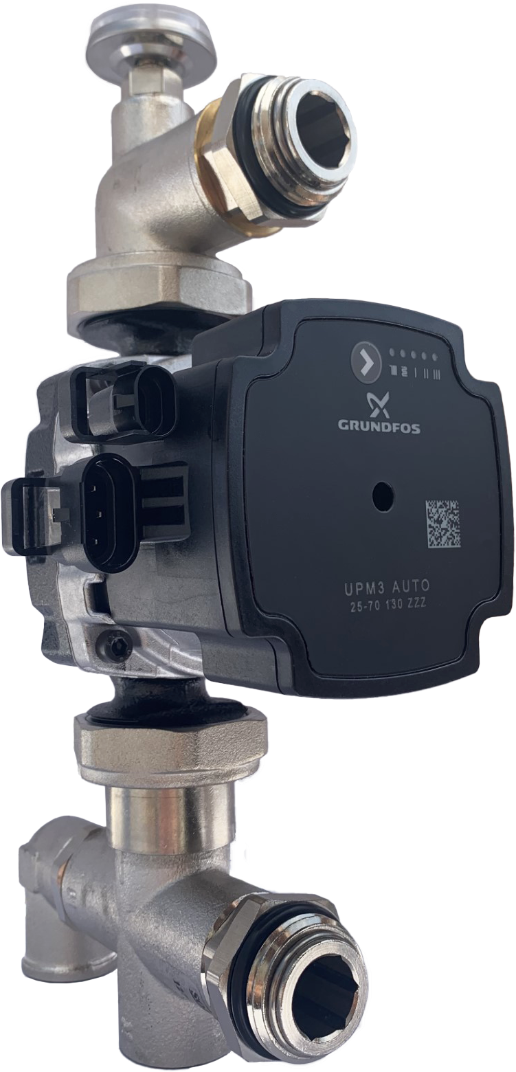 Warm Grid Non-Mixing Circulating Set with Grundfos UPM3 Pump