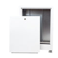 Warm Grid Manifold Cabinets