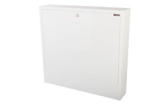 Warm Grid Manifold Cabinets