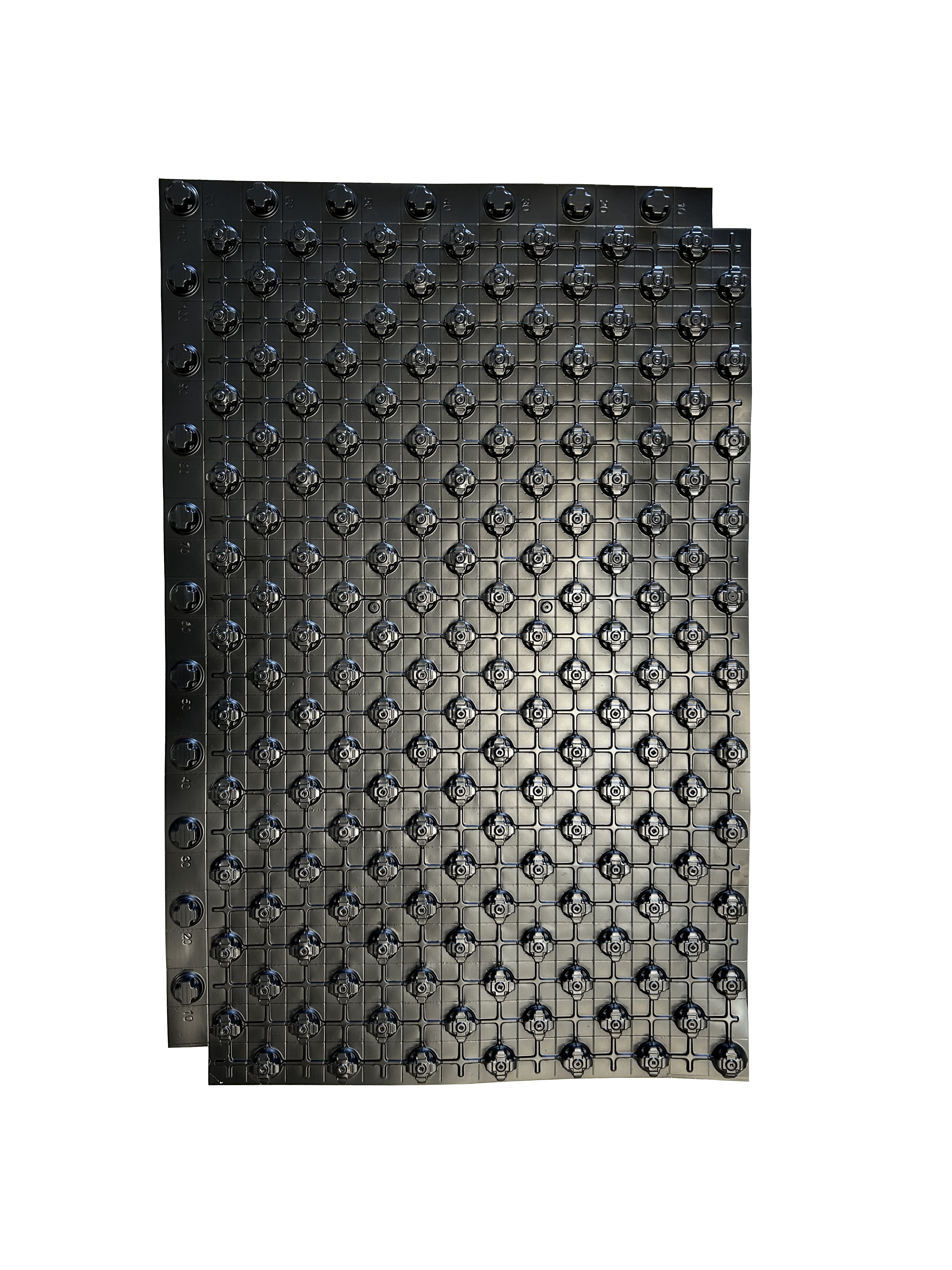Warm Grid Castellated Mat with Adhesive Back
