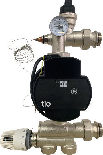 Warm Grid Mixing Unit and Probe with APE Series Pump