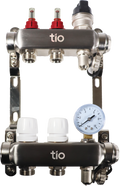 Warm Grid Pre-Assembled Manifold with Pressure Gauge & Auto Air Vent