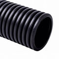 Warm Grid Black Slitted Pipe Conduit